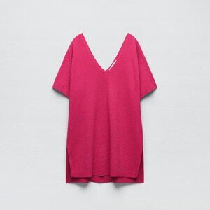 🖤Zara V-Neck Tunic, NWT L